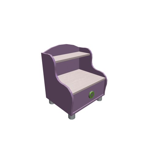 Möbel Čilek / Cupcake / Cc-1601 cupcake komodin - (460x390x550)