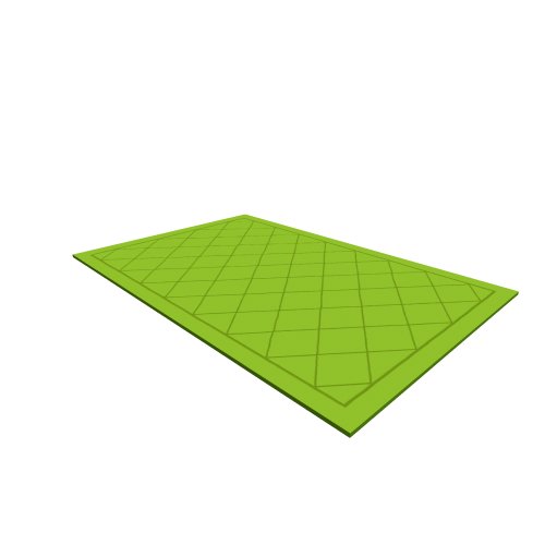 Möbel Čilek / Koberce / Aks-7650 diamond hali yesil 120x180 - (1200x1800x15)
