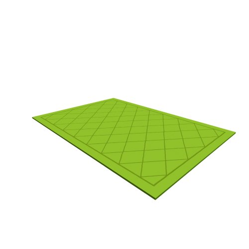 Möbel Čilek / Koberce / Aks-7651 diamond hali yesil 140x200 - (1400x2000x15)