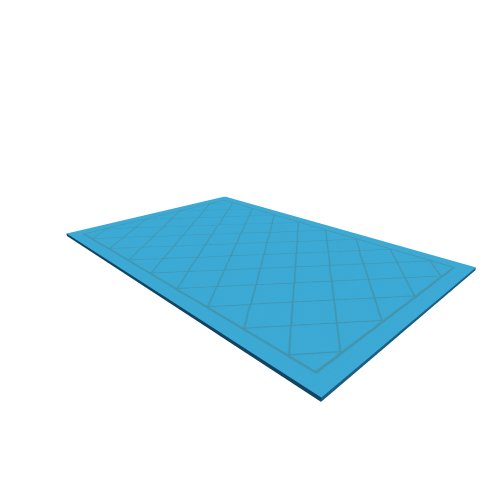 Möbel Čilek / Koberce / Aks-7652 diamond hali mavi 120x180 - (1200x1800x15)