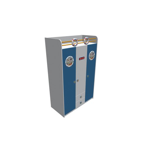 Möbel Čilek / Sl denizci / Sld-1002 sl denizci 3 kapili dolap - (1220x610x1930)