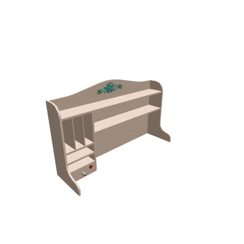 Möbel Čilek / Sl flora / Fr-1102-s-v2 calisma unitesi - (1270x360x770)