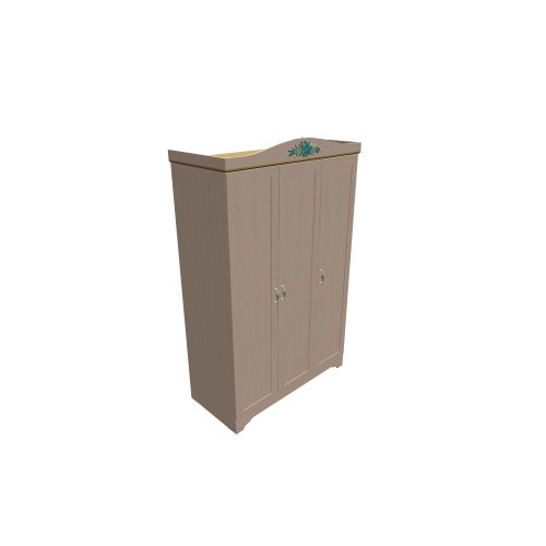 Möbel Čilek / Sl flora elit / Slf-1003 3 kapili dolap - (1300x630x2070)