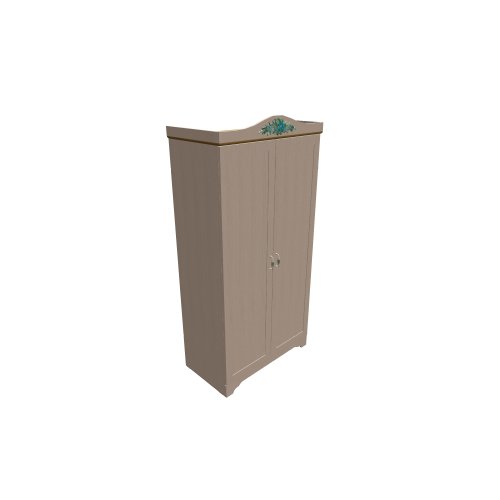 Möbel Čilek / Sl flora elit / Slf-1004 2 kapili dolap - (980x560x2000)
