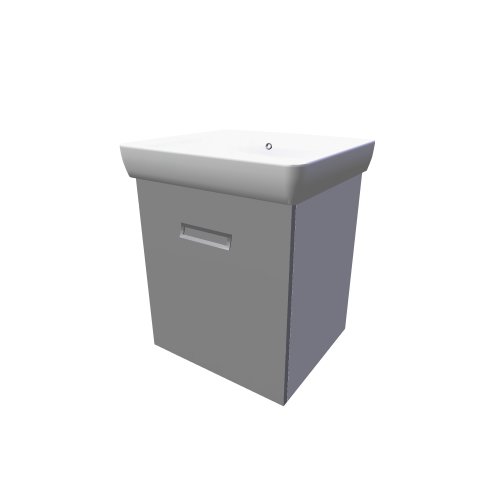 Dřevojas / Q mono / Q mono 550 s bila lesk - (550x475x650)
