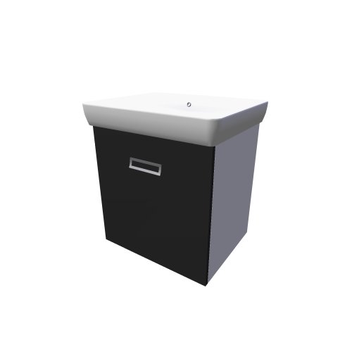 Dřevojas / Q mono / Q mono 600 s antracit lesk - (600x475x650)