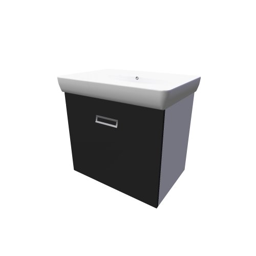Dřevojas / Q mono / Q mono 700 s antracit lesk - (700x475x650)