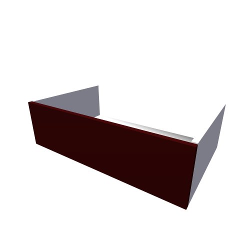 Dřevojas / Top / Top 75 z s cervena lesk - (740x455x212)