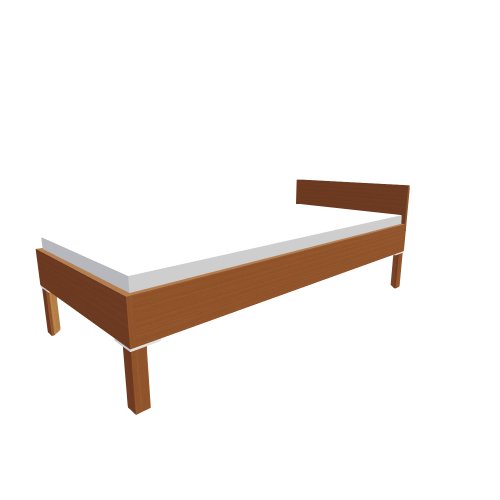 Dřevotvar JnO / Porte 09 - Schlafzimmer / PORTE Lůžko - (950x2050x710)
