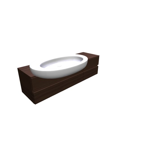 Laufen / Ilbagnoalessi one / 424151 - (1200x580x414)