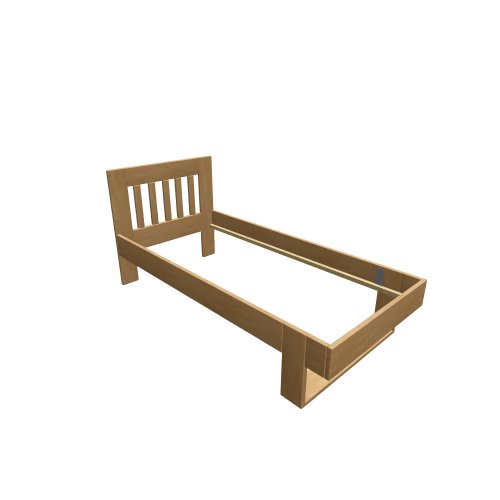 Montero / Betten der Buche Sara / Sara 90 - (980x2054x950)
