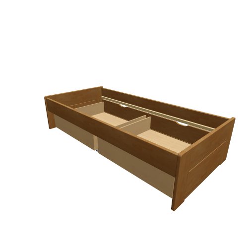 Montero / Betten der Eiche - natur Schlafcouch / Valenda a 90+2xup 1-2-90 - (980x2056x470)