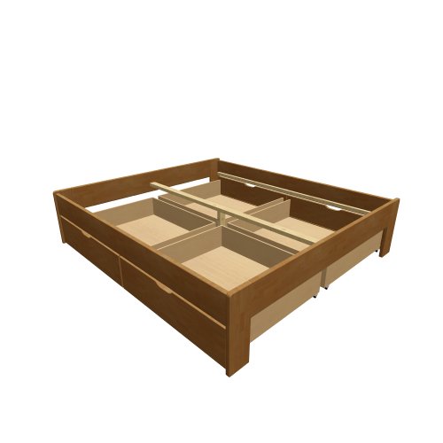 Montero / Betten der Eiche - natur Schlafcouch / Valenda b 180+4xup 1-2-90 - (1880x2056x470)