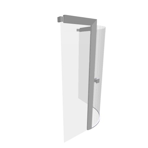 Palme / Vegas arcus / VRA 120 radius 500-vpravo - (1190x1204x1990)