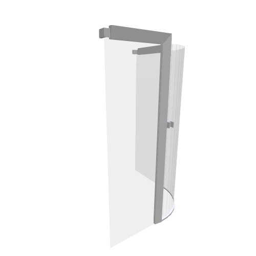 Palme / Vegas arcus / VRA 120 radius 550-vlevo - (1204x1190x1990)