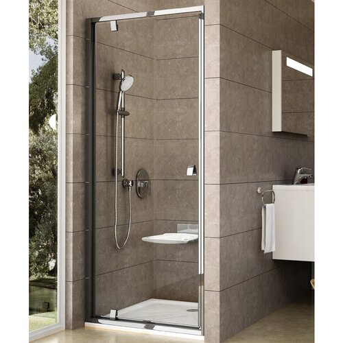 Ravak / Duschabtrennungen - pivot / Pivot PDOP1 90 satin - (853x344x1900)