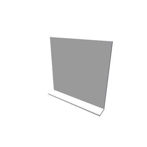 Ravak / Bathroom furniture - rosa / Rosa II mirror 76 - (758x136x753)