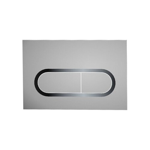 Ravak / Sanitary ceramics / Chrome toilet flush button - (247x5x165)