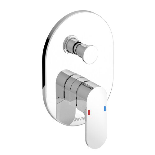 Ravak / Feinarmaturen - chrome / CR 065 00CR O2 RB070 2 way concealed tap - (140x61x212)