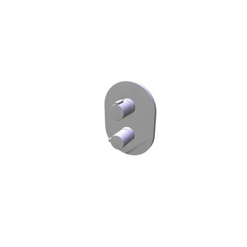 Ravak / Feinarmaturen - chrome / CR 067 00CR O3 RB071 3 way thermostatic concealed tap - (150x68x210)