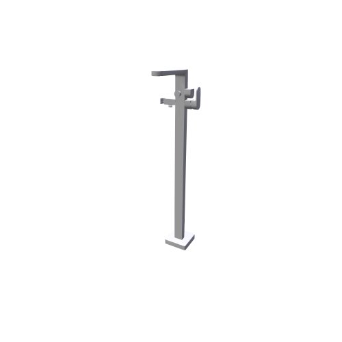 Ravak / Feinarmaturen - chrome / CR 080 00CR Floor mounted bathtub tap - (203x312x968)