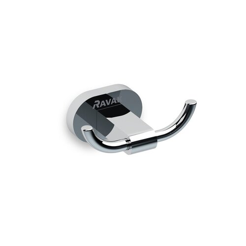 Ravak / Feinarmaturen - zubehör chrome / CR 100 00CR Double hook - (90x61x37)