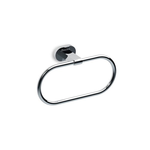 Ravak / Feinarmaturen - zubehör chrome / CR 300 00CR Oval towel ring 213 mm - (213x72x116)