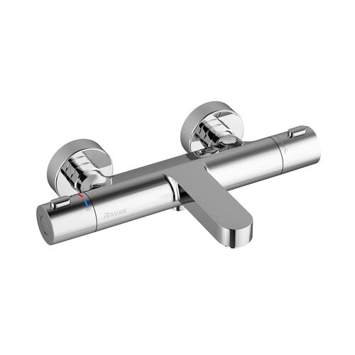 Ravak / Feinarmaturen - termo / TE 023 00CR Thermostatic wall mounted bathtub tap - (295x201x64)