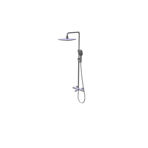 Ravak / Feinarmaturen - termo / TE 092 00CR WH Thermostatic shower column with bath spout - (340x593x1601)