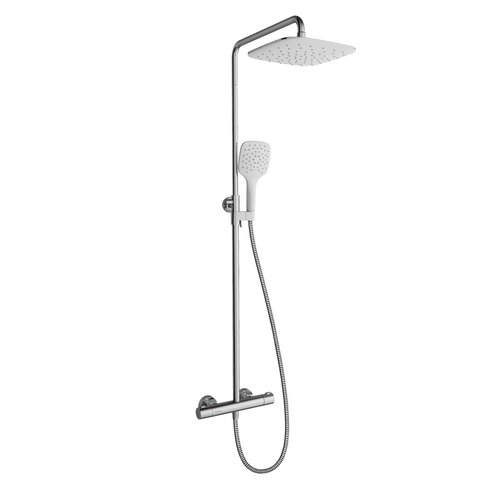 Ravak / Feinarmaturen - duale systeme / TE 093 00CR WH Thermostatic shower column - (296x593x1292)