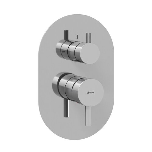 Ravak / Feinarmaturen - Espirit / ES 065 00CR O2 RB07E 2 way concealed tap - (125x57x195)