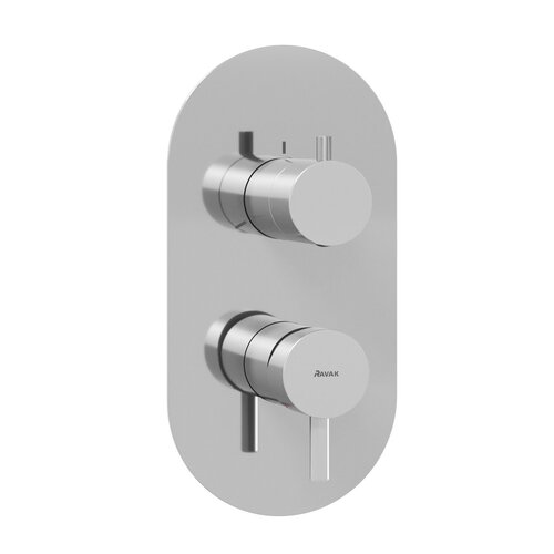 Ravak / Feinarmaturen - Espirit / ES 068 00CR O3 RB07F 3 way concealed tap - (115x73x230)