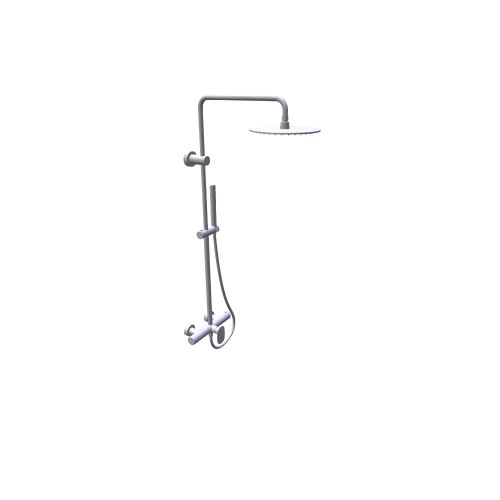 Ravak / Vodovodní baterie - Spring / SG 098 20BLM Non thermostatic shower column - (589x348x1244)