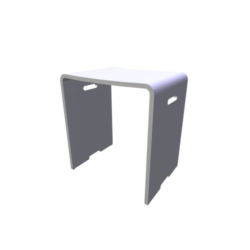 Riho / Sonstiges zubehör / Z0750005 solid surface seat with feet - (400x300x434)