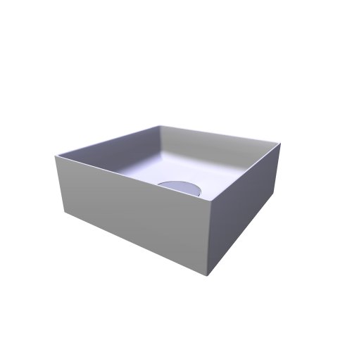 Riho / Waschtische / F70024 thin square washbasin - (380x380x140)