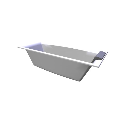 Riho / Badewannen / Br0200500k00130 still square 170x75 headrest and leds on right - (1700x750x546)