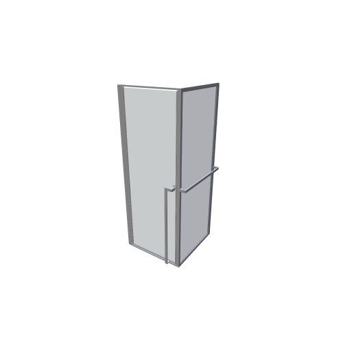 Riho / Sprchové zástěny LUCID / GD208B080  LUCID GD201 80x80 - (845x850x2000)
