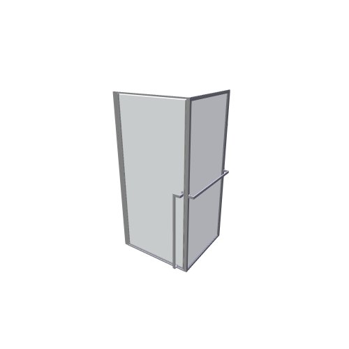 Riho / Sprchové zástěny LUCID / GD210B090 LUCID GD201 100x90 - (1045x950x2000)