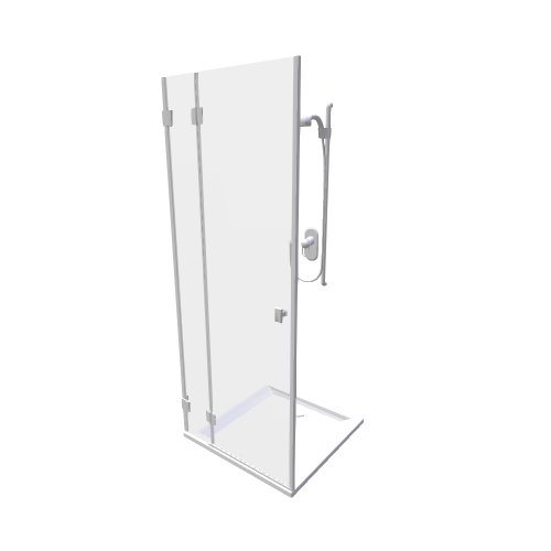 Sanitec / Kolo Duschkabinen / FDRF80L XBK0780 - (799x800x2000)