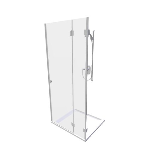 Sanitec / Kolo Duschkabinen / FDRF90R XBK0790 - (899x800x2000)