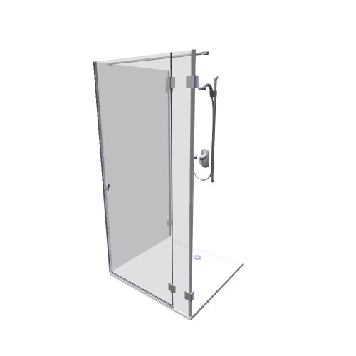 Sanitec / Kolo Duschkabinen / FDSF10R FSKX10 XBK0710 - (1000x1000x2000)
