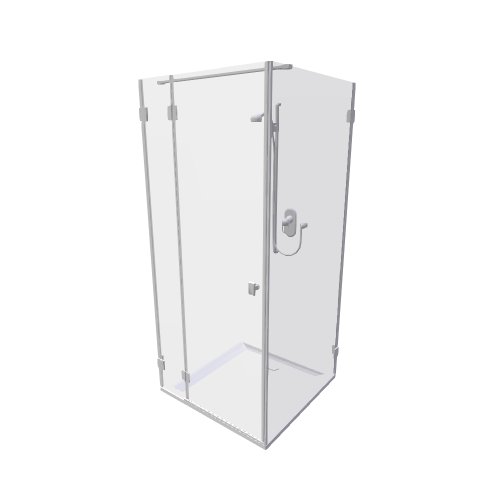 Sanitec / Kolo Duschkabinen / FDSF90L FSKX90 XBK0790 - (900x899x2000)