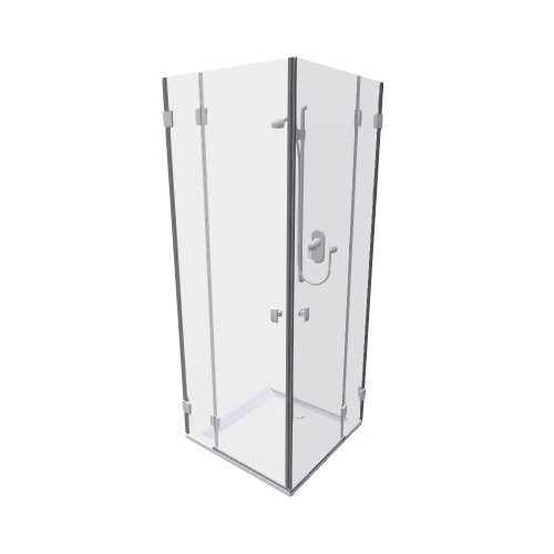 Sanitec / Kolo Duschkabinen / FKDF80 XBK0780 - (800x800x2000)