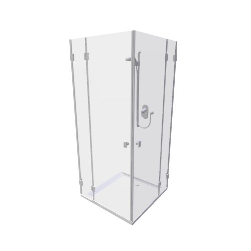 Sanitec / Kolo Duschkabinen / FKDF90 XBK0790 - (900x899x2000)