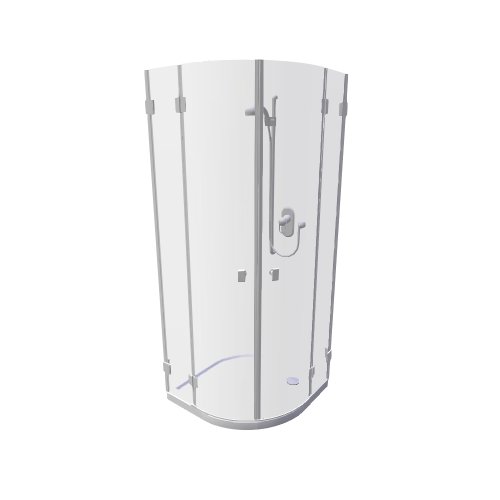 Sanitec / Kolo Duschkabinen / FKPF80 XBN0480 - (800x799x2000)