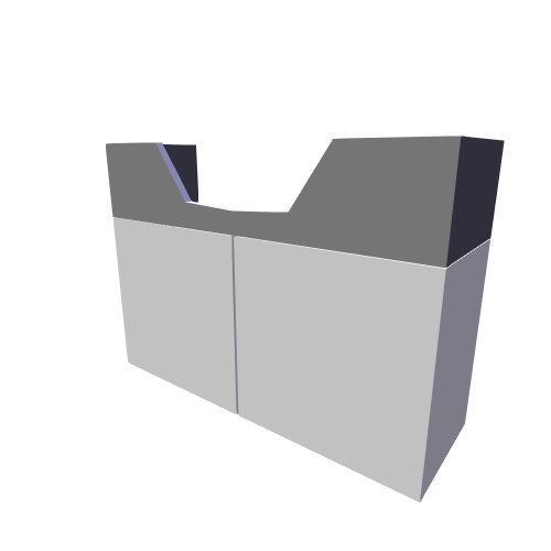 Sanitec / Keramag Keramik und Möbel / 871060 - (949x319x675)