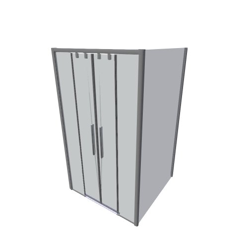 SanSwiss / Pur light S / Pls4 1200 + plst 1200 d - (1196x1195x2000)