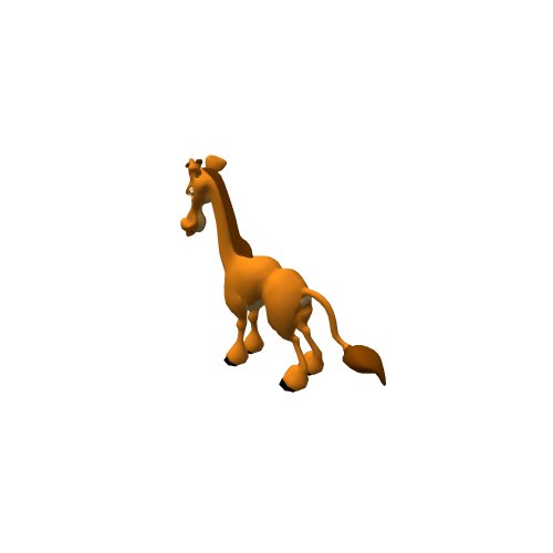 Obecné objekty - interiér / Dětské pokoje / Toy giraffe - (554x137x500)