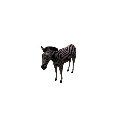 Allgemeine Gegenstände - andere / Tiere / Zebra - (510x2170x1600)