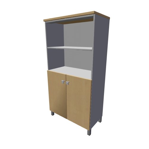 Top Office / SMART+skříňky / S815C1 - (800x440x1551)